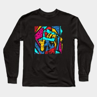 Fancy Saxophone Musician Long Sleeve T-Shirt